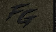 Logo FG rubberizado sobre olive
